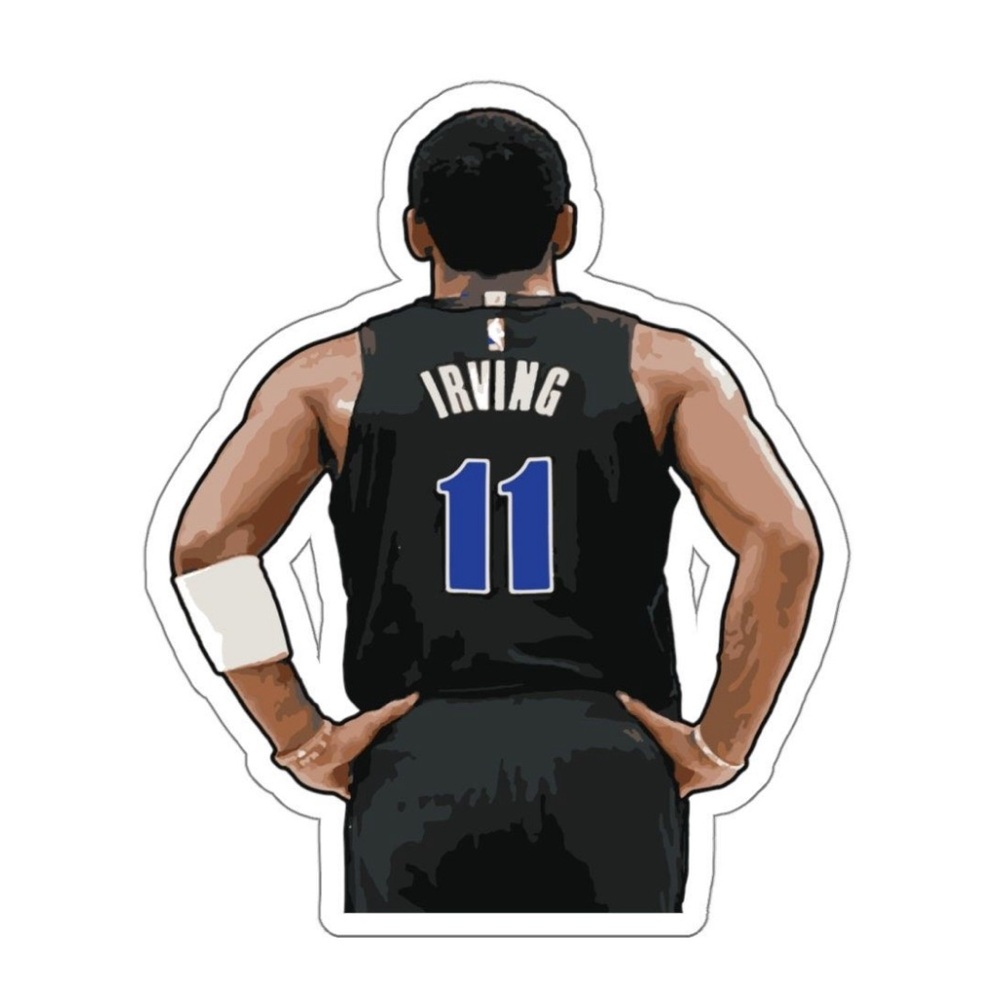 Kyrie Irving Dallas Mavericks NBA Sticker Basketball Phone Decal Mavs Sticker